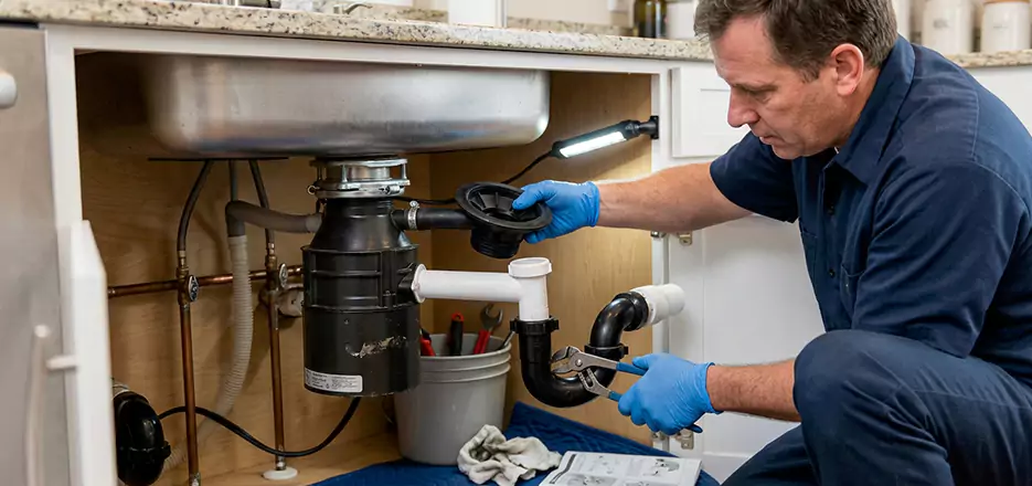 Garbage Disposal Splash Guard and Trap Installation in West Haven